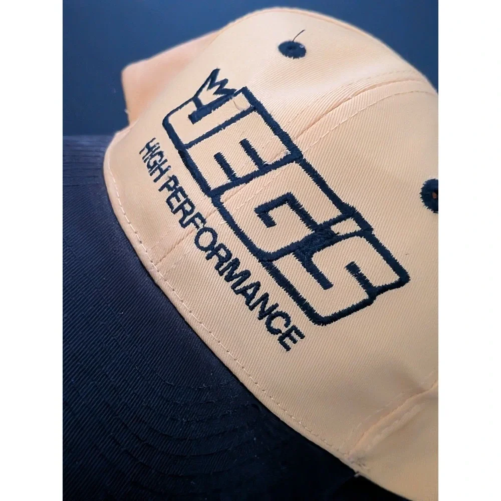 Vintage Jegs High Performance Snapback Hat Cap Racing Yellow Black Adjustable‎